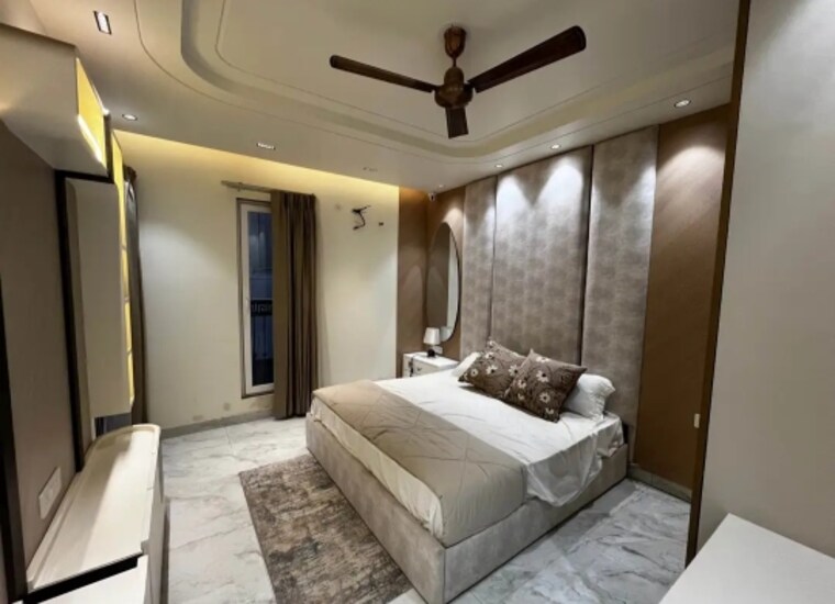 Master Bedroom, greater kailash i 3 Bedroom 3300 Sq.Ft. Builder Floor In Greater Kailash I Delhi 9570284