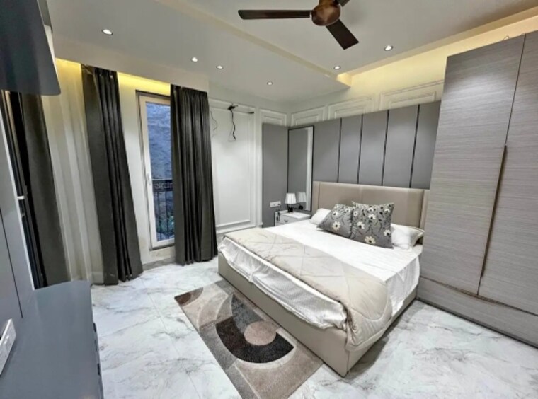Master Bedroom, greater kailash i 3 Bedroom 3300 Sq.Ft. Builder Floor In Greater Kailash I Delhi 9570284