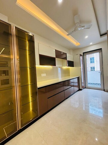 Kitchen in 4 BHK Builder Floor at Ansal Sushant Residency, Sushant Lok Iii – for Sale