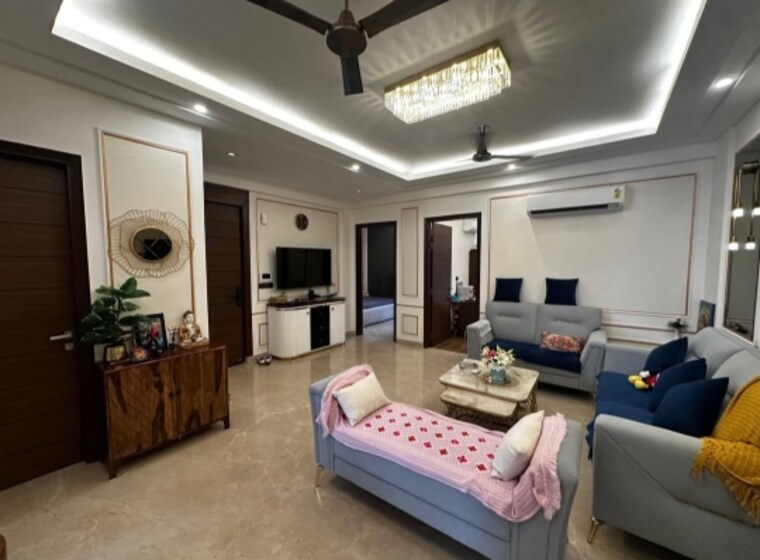 Bedroom, greater kailash i 3 Bedroom 3500 Sq.Ft. Builder Floor In Greater Kailash I Delhi 9570304