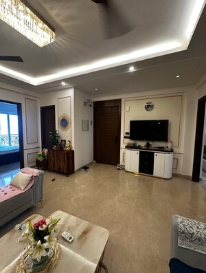 Living Room in 3 BHK Builder Floor at Greater Kailash I – for Rent