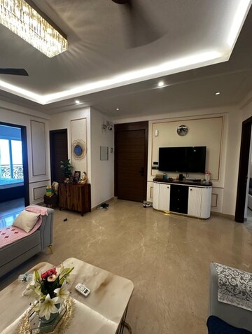 Living Room in 3 BHK Builder Floor at Greater Kailash I – for Rent