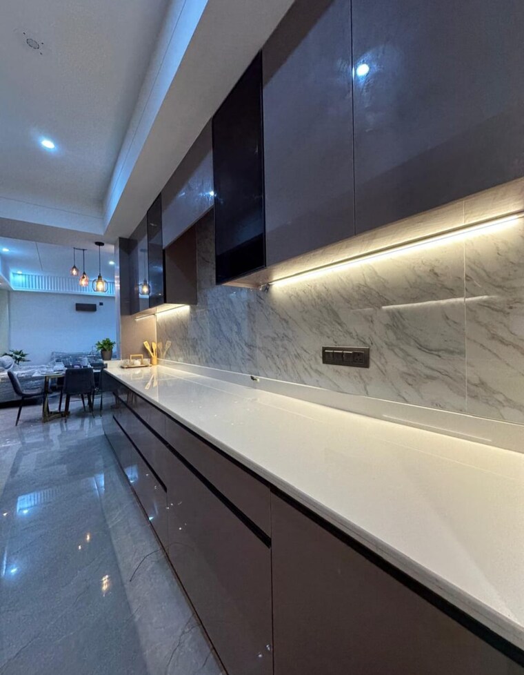 Kitchen, bptp-green-oaks 4 Bedroom 350 Sq.Ft. Builder Floor In Sector 70a Gurgaon 9570301