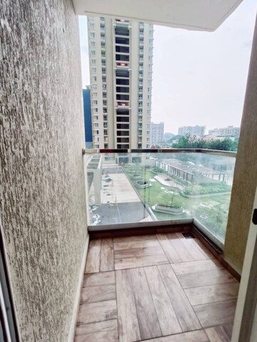 Balcony in 3 BHK Apartment at Yashwin Supernova, Wakad – for Rent