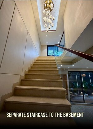 Staircase in 4 BHK Builder Floor at Mahira Bazaar 63A, Sector 63a – for Sale