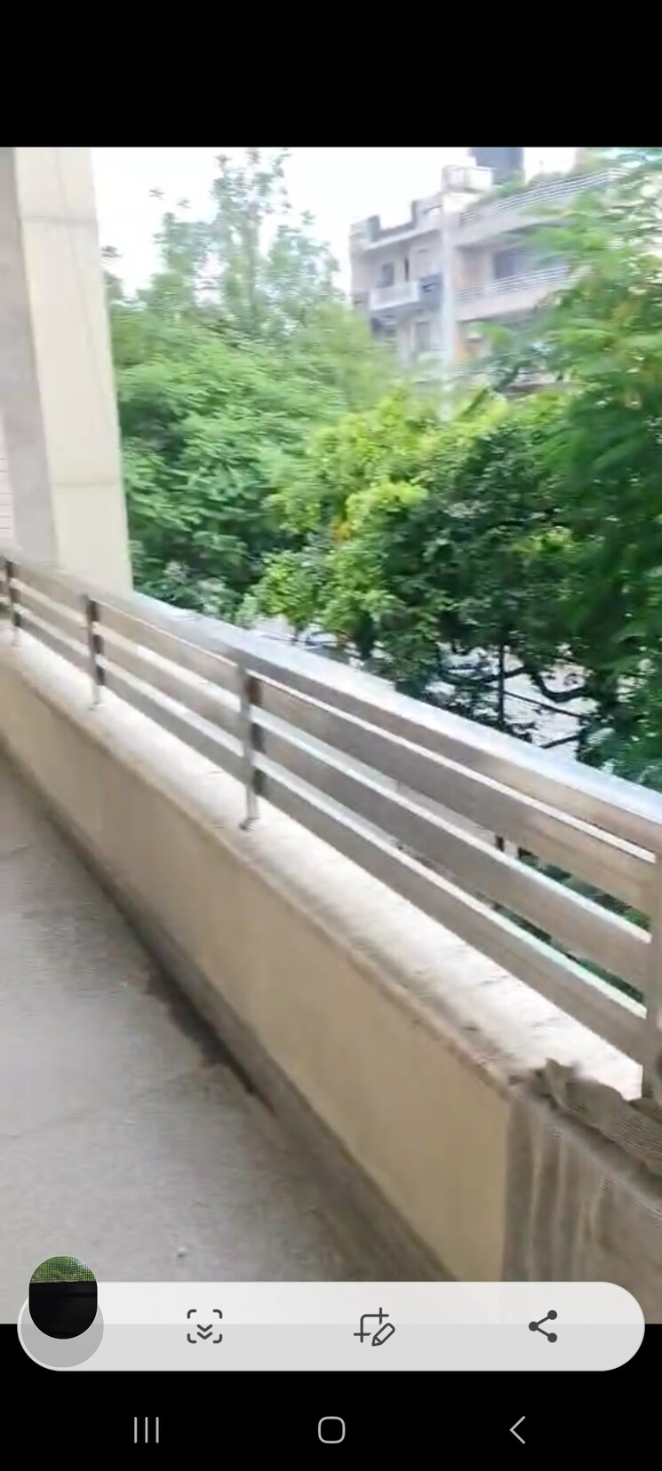 Balcony, saraswati vihar 3 Bedroom 240 Sq.Yd. Builder Floor In Saraswati Vihar Delhi 9570365