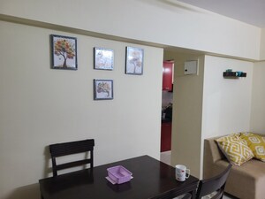 Living Room in 1 BHK Apartment at Atlanta Enclave, Shilphata – for Rent