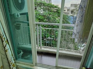 Balcony in 1 BHK Apartment at Atlanta Enclave, Shilphata – for Rent