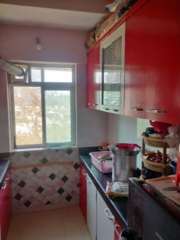 Kitchen in 1 BHK Apartment at Atlanta Enclave, Shilphata – for Rent