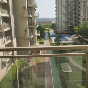 Balcony in 3.5 BHK Apartment at Conscient Heritage Max, Sector 102 – for Rent