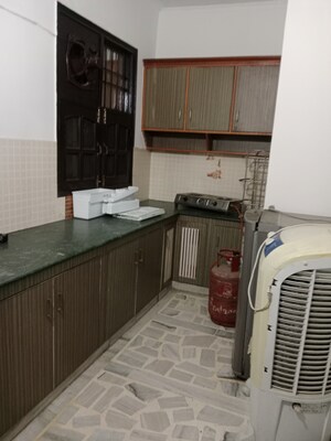 Kitchen in 1.5 BHK Builder Floor at Sector 13 – for Rent