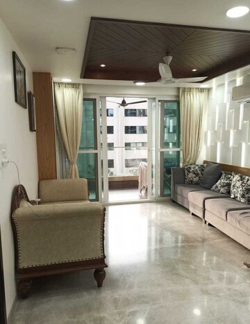 Living Room in 3 BHK Apartment at Trendset Jayabheri Elevate, Madhapur – for Rent