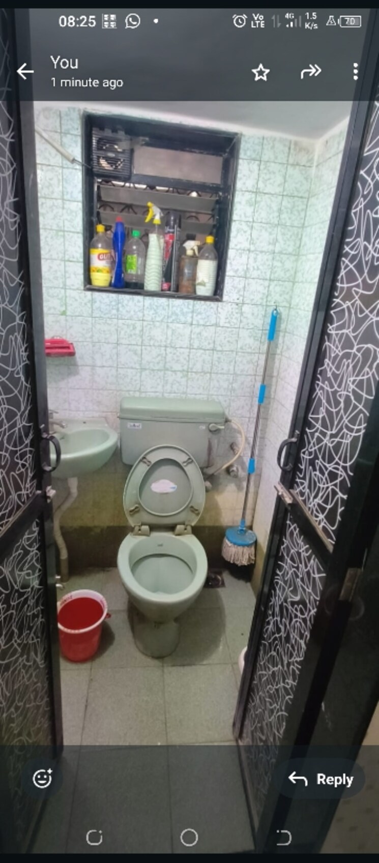 Bathroom, dadar west 1 Bedroom 550 Sq.Ft. Apartment In Dadar West Mumbai 9570433