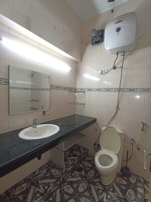 Bathroom in 3 BHK Builder Floor at Greater Kailash I – for Rent