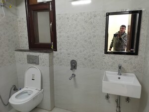 Bathroom in 2 BHK Builder Floor at Hauz Khas – for Rent