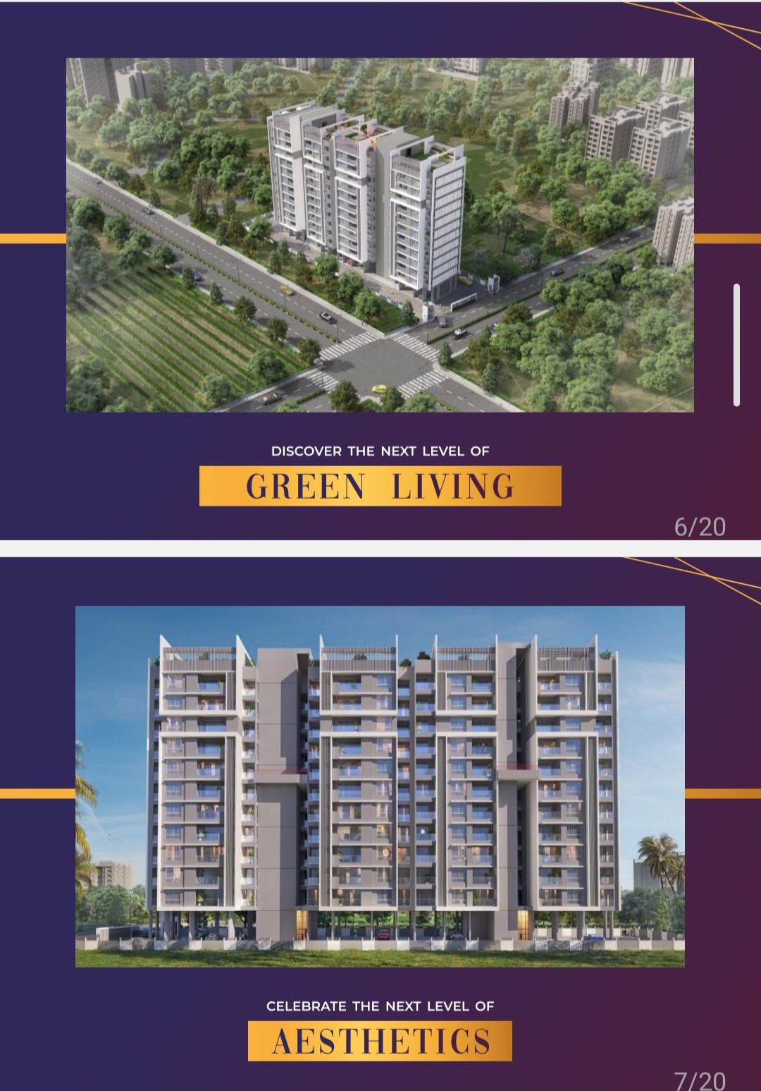 3 BHK + Pooja Room 1058 Sq.Ft. Apartment in AR Atlas