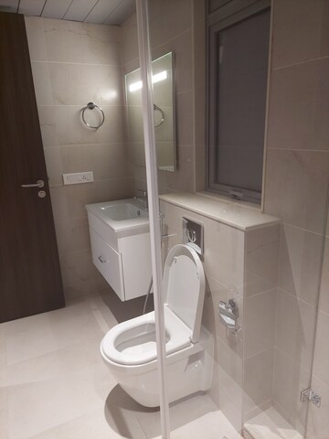 Bathroom in 2 BHK Apartment at Kasturi Apostrophe Hinjawadi, Hinjewadi – for Rent