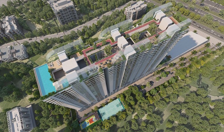 Exterior View, merlin-ventana 4 Bedroom 1477 Sq.Ft. Apartment In Baner Pune 9570657