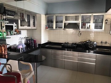 Kitchen in 3 BHK Apartment at BU Bhandari Acolade, Kharadi – for Rent