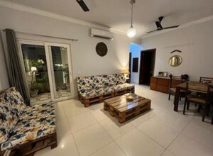 Living Room in 3 BHK Apartment at Central Park Flower Valley Aqua Front Towers, Sohna Sector 33 – for Rent
