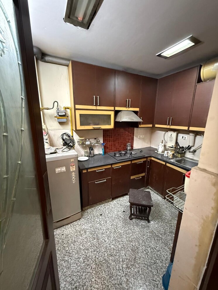 Kitchen, jangpura 3 Bedroom 1800 Sq.Ft. Builder Floor In Jangpura Delhi 9570772