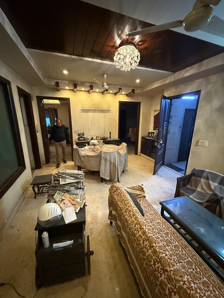 Living Room, jangpura 3 Bedroom 1800 Sq.Ft. Builder Floor In Jangpura Delhi 9570772