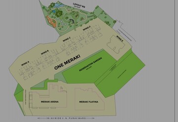 Master Plan in 2 BHK Apartment at One Meraki, Chembur – for Sale