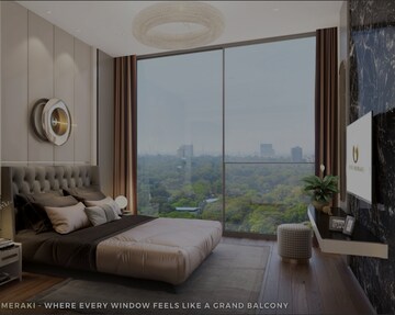 Living Room in 3 BHK Apartment at One Meraki, Chembur – for Sale