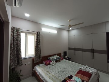 Bedroom in 3 BHK Apartment at GHR Titania, Kondapur – for Rent