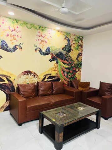 Living Room in 1 BHK Apartment at Paryavaran Complex – for Rent