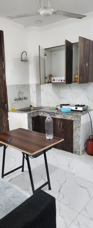 Kitchen in 1 BHK Builder Floor at Saket – for Rent