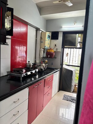 Kitchen in 1 BHK Apartment at Chauhan Chamunda Classic, Mira Road East – for Sale