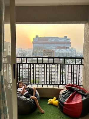 Balcony in 2 BHK Apartment at Supreme Estia Phase 1, Baner – for Rent