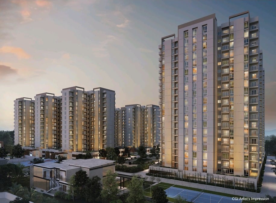 3 BHK + Pooja Room Apartment For Sale in Assetz 63 Degree East