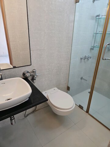 Bathroom in 3 BHK Apartment at Chaitanya Tower, Prabhadevi – for Rent
