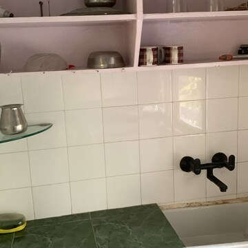 Kitchen in 1 BHK Apartment at Greater Kailash – for Rent