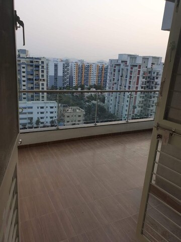 Balcony in 3 BHK Apartment at Suyog Space, Wakad – for Rent