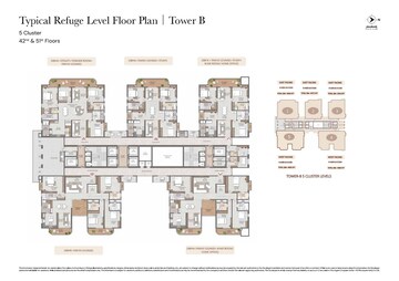 Floor Plan in 3.5 BHK Apartment at Brigade Gateway, Kokapet – for Sale