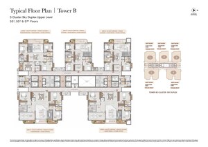 Master Plan in 3.5 BHK Apartment at Brigade Gateway, Kokapet – for Sale
