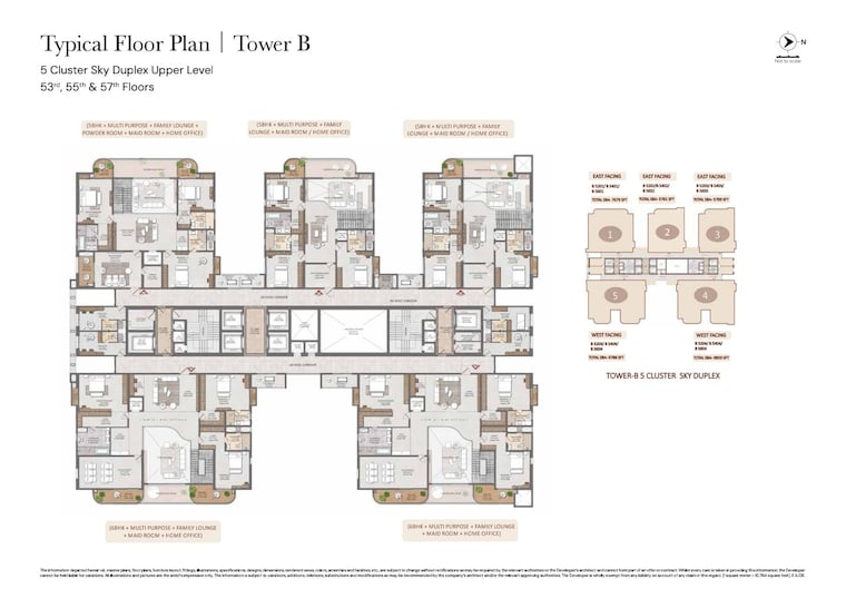 Master Plan, brigade-gateway 3.5 Bedroom 3067 Sq.Ft. Apartment In Kokapet Hyderabad 9571166