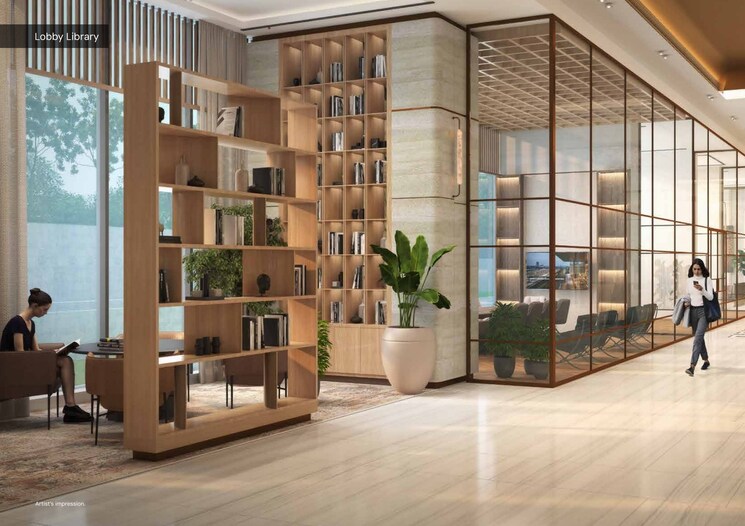 Living Room, brigade-gateway 3.5 Bedroom 3067 Sq.Ft. Apartment In Kokapet Hyderabad 9571166