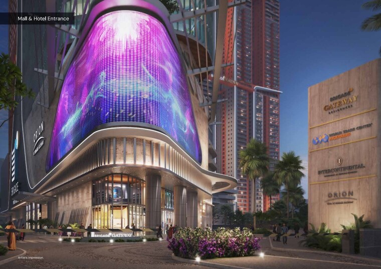 Exterior View, brigade-gateway 3.5 Bedroom 3067 Sq.Ft. Apartment In Kokapet Hyderabad 9571166