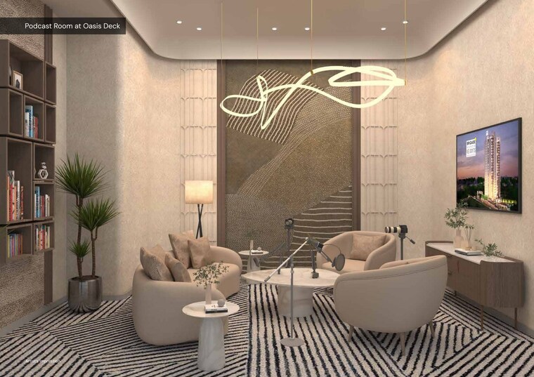 Living Room, brigade-gateway 3.5 Bedroom 3067 Sq.Ft. Apartment In Kokapet Hyderabad 9571166