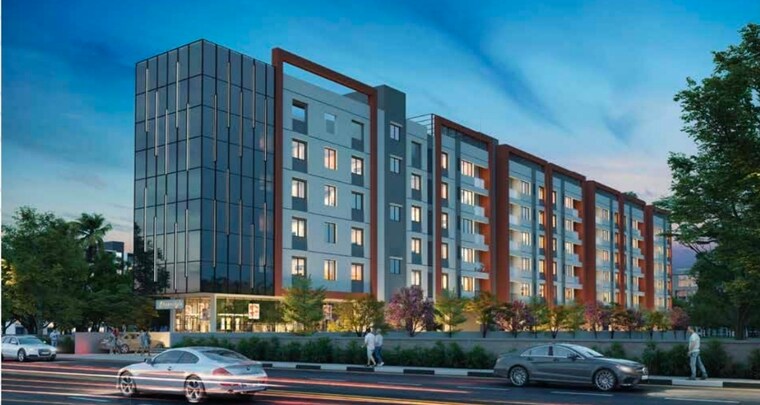 Exterior View, elegant-univis 2.5 Bedroom 1080 Sq.Ft. Apartment In Baner Pune 9571213