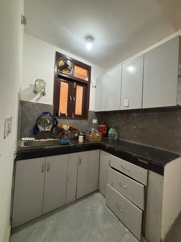 Kitchen in 1 BHK Builder Floor at Paryavaran Complex – for Rent