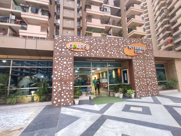 Exterior View, gaur-city-2-14th-avenue 1 Bedroom 450 Sq.Ft. Apartment In Sector 16c Greater Noida Greater Noida 9571240