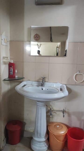 Bathroom in 1 BHK Apartment at Pimple Saudagar – for Rent