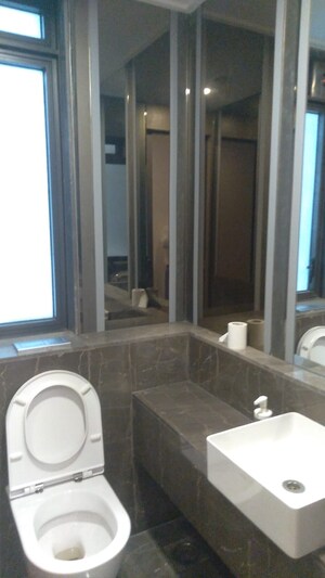 Bathroom in 4 BHK Apartment at Lodha Marquise, Worli – for Rent