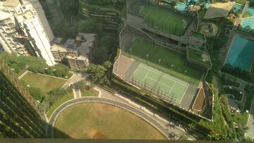 Balcony in 4 BHK Apartment at Lodha Marquise, Worli – for Rent