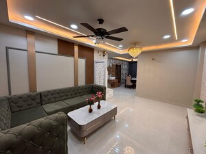 Living Room in 4 BHK Apartment at Mansarovar – for Sale